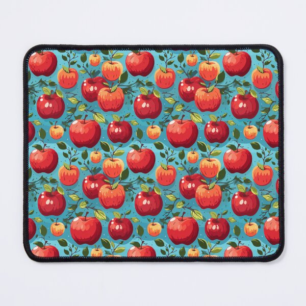 Item preview, Cottagecore Red Apples Pattern designed and sold by Blue-Banana.