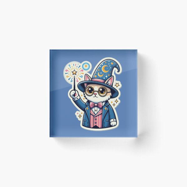 Item preview, The Wonderous Cat Wizard! designed and sold by NeatSplash.
