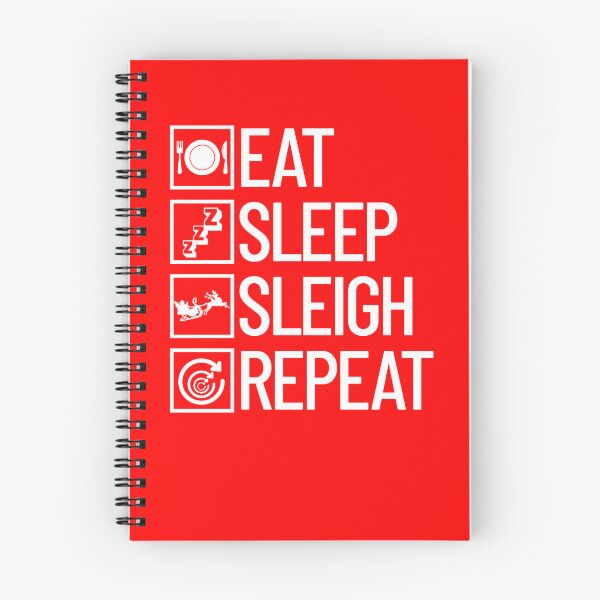 Item preview, Eat Sleep Sleigh Repeat Funny Christmas Women's Slay Gear designed and sold by DynamicDesign.