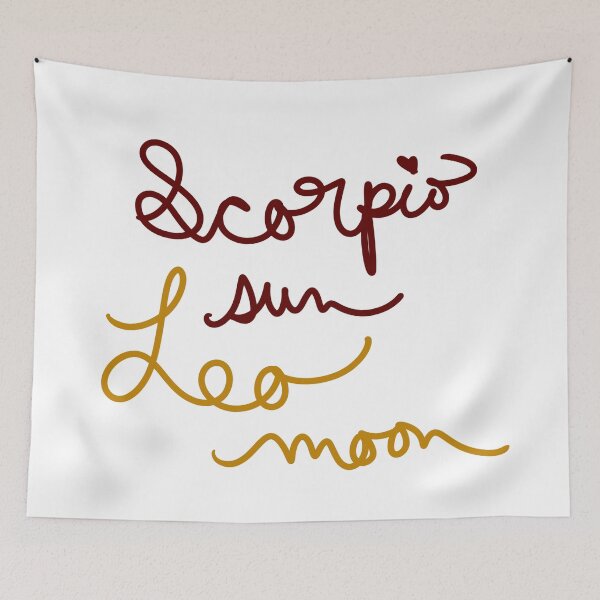 Item preview, Scorpio Sun, Leo Moon designed and sold by abeink.