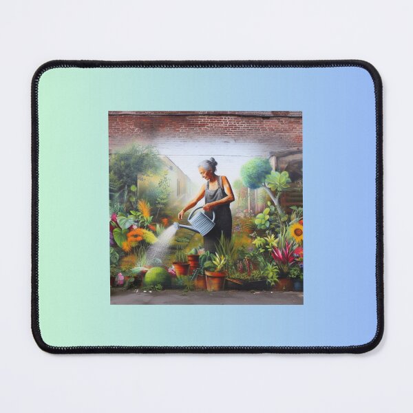 Item preview, Beautiful allotment mouse pad. designed and sold by MICKSPIKS.