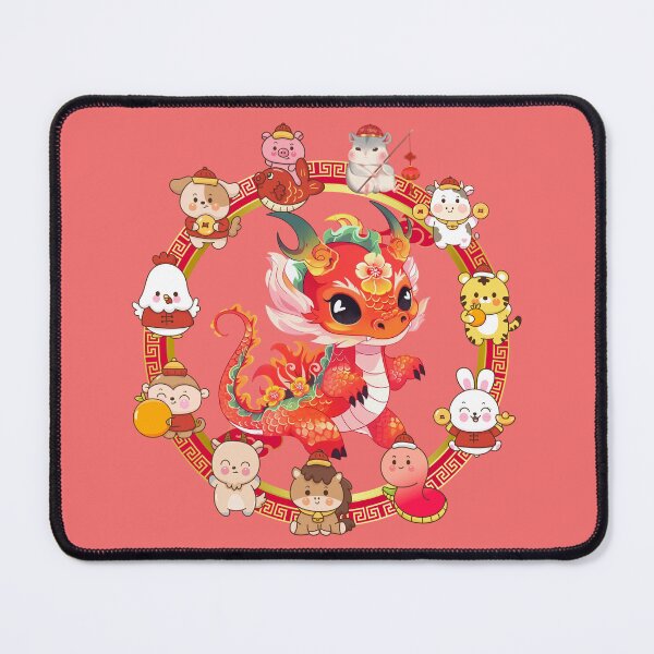 Item preview, Chinese Lunar New Year Dragon 4 designed and sold by my-green-gecko.