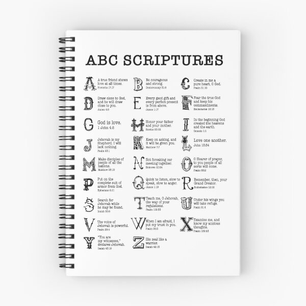 Item preview, ESCRITURAS ABC (BLANCO Y NEGRO) designed and sold by Paper Bee Gift Shop.