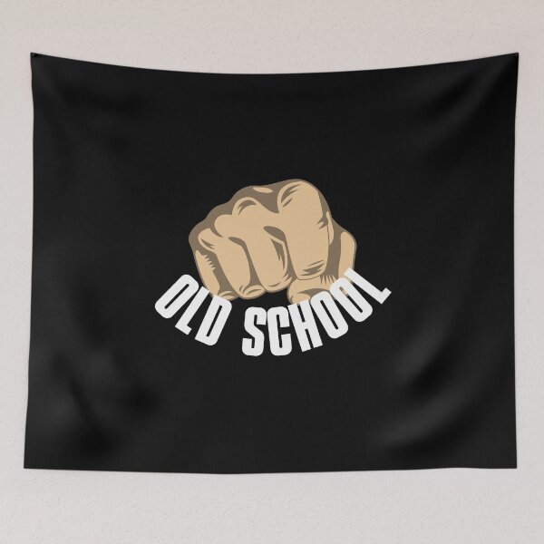 Item preview, Old school fist biker designed and sold by printflowcanvas.