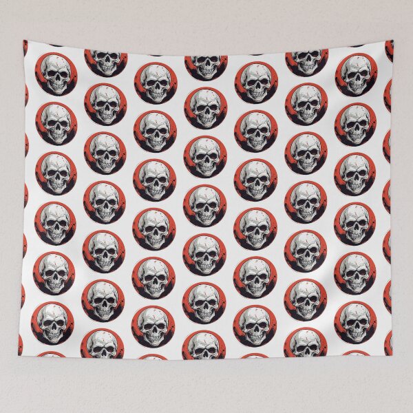 Item preview, Scary Skull: A Freaky Bone Pattern for Your Unique Style designed and sold by Ignorant-Artist.