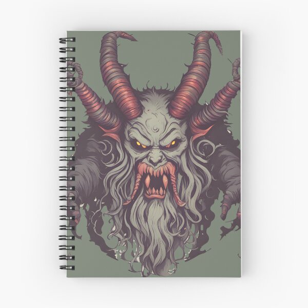Aperçu de l'œuvre Ver Krampus hanté créée et vendue par UnusedPerspective_design.