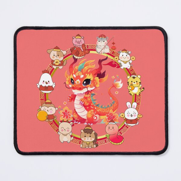 Item preview, Chinese Lunar New Year Dragon 5 designed and sold by my-green-gecko.