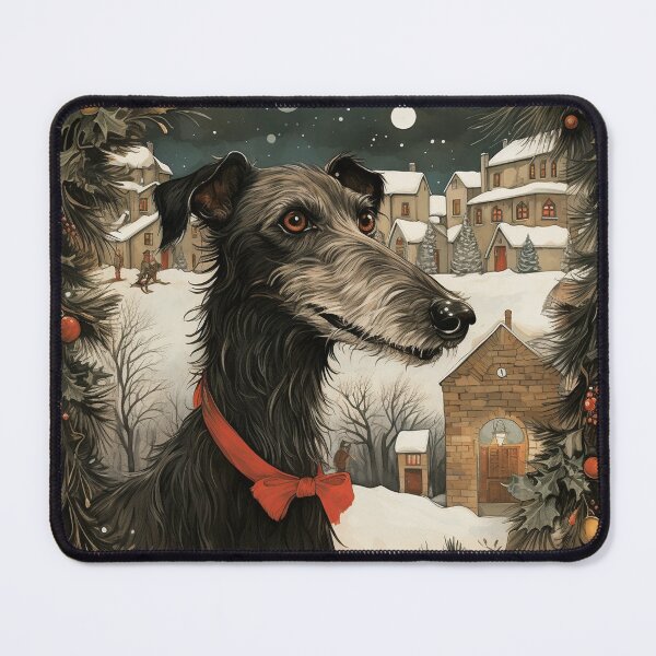 Item preview, A Christmas deerhound designed and sold by aghnadarragh.