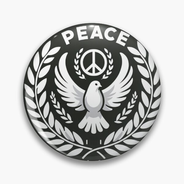 Item preview, Round Peace Logo designed and sold by NeatSplash.