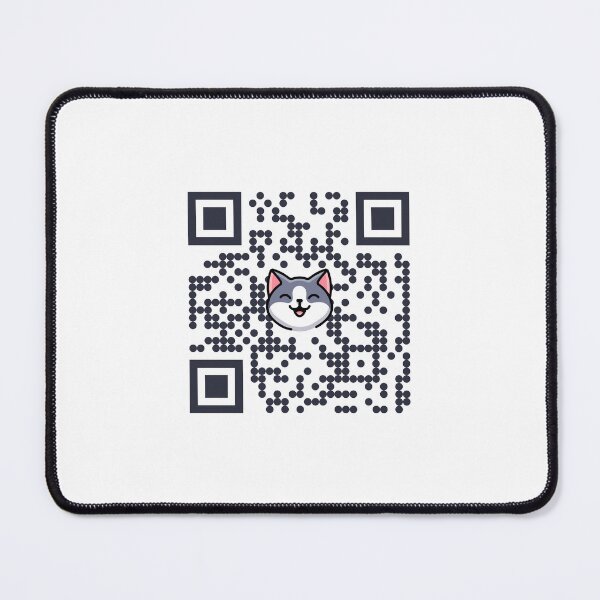 Item preview, Grey Cat | QR Code designed and sold by CatMimiApp.