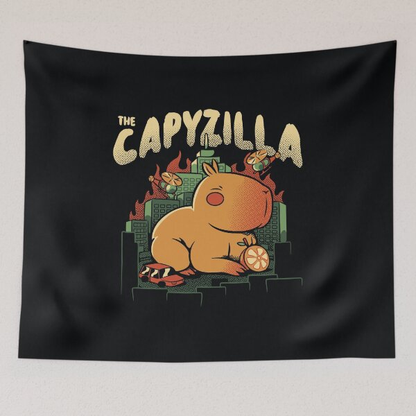 Item preview, Capyzilla Kawaii Monster by Tobe Fonseca designed and sold by Tobe Fonseca®.