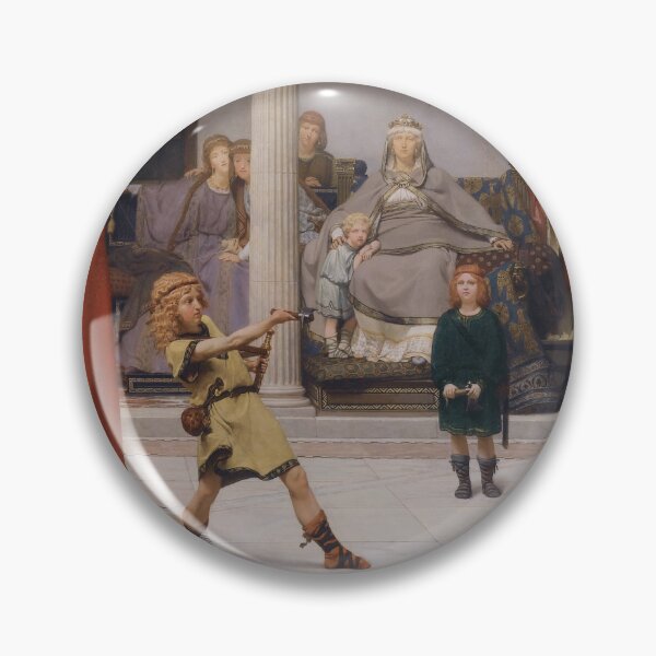 Item preview, The Education of the Children of Clovis (1861) - Lawrence Alma Tadema designed and sold by SALON DES ARTS.