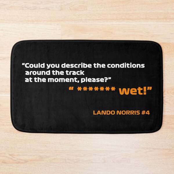 Item preview, fking WET - Lando Norris #4 designed and sold by andreanastasio.