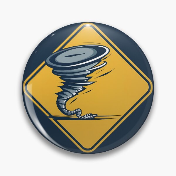 Item preview, Tornado Warning Road Sign designed and sold by FlexYourMind.