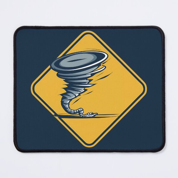 Item preview, Tornado Warning Road Sign designed and sold by FlexYourMind.