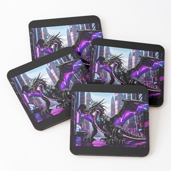 Item preview, Purple Neon Dragon designed and sold by Dragoncc.