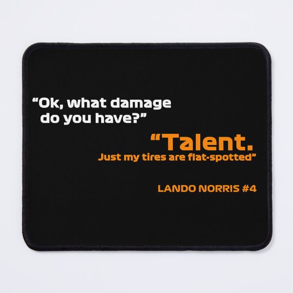 Item preview, What problem do you have? Talent - Lando Norris #4 designed and sold by andreanastasio.