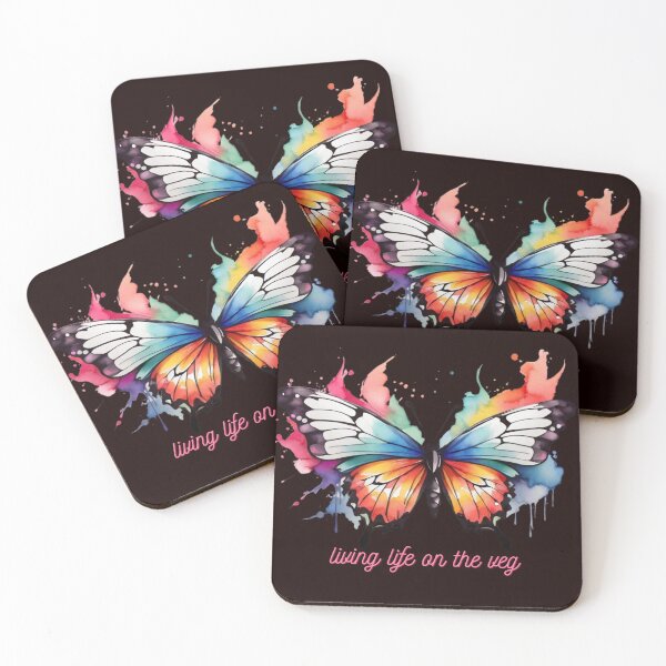 Item preview, Living life on the veg a butterfly  designed and sold by vuslatmedia.