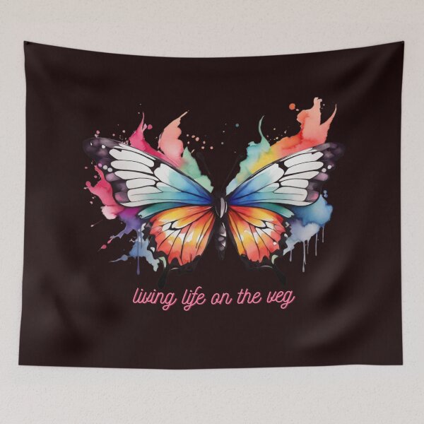 Item preview, Living life on the veg a butterfly  designed and sold by vuslatmedia.