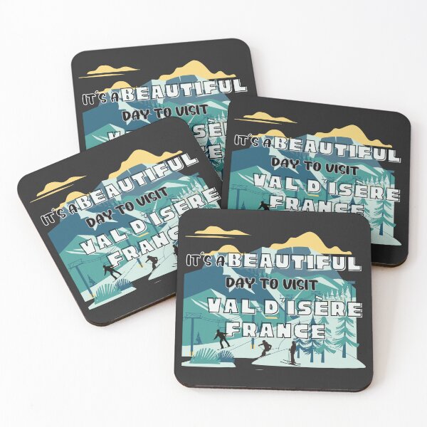 Item preview,  Travel to Beautiful Val D'Isère in France. (Bright text.) designed and sold by LindaLG.