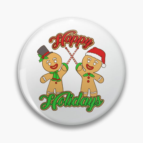 Item preview, Fencing Christmas Gingerbread Men designed and sold by jaygo.