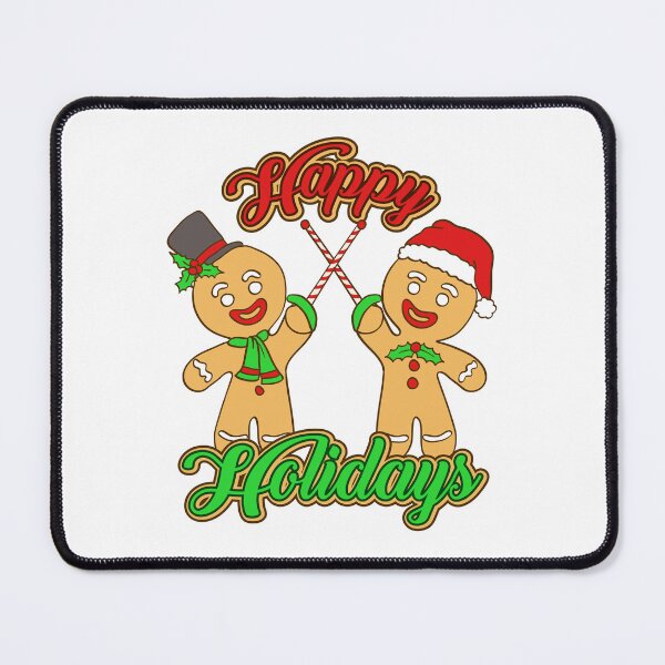 Item preview, Fencing Christmas Gingerbread Men designed and sold by jaygo.