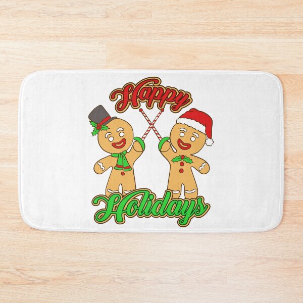 Item preview, Fencing Christmas Gingerbread Men designed and sold by jaygo.