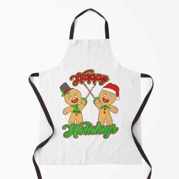 Item preview, Fencing Christmas Gingerbread Men designed and sold by jaygo.