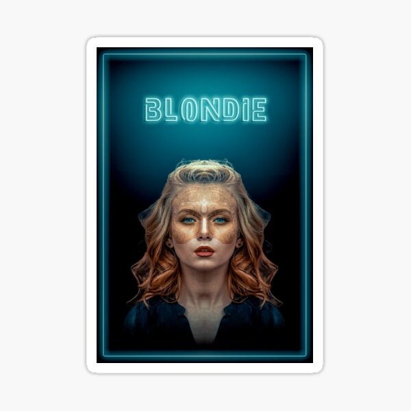 Blondie Sticker for Sale by beyondthescope