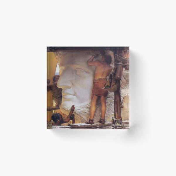 Item preview, Sculptors in Ancient Rome (1877) - Lawrence Alma Tadema designed and sold by SALON DES ARTS.