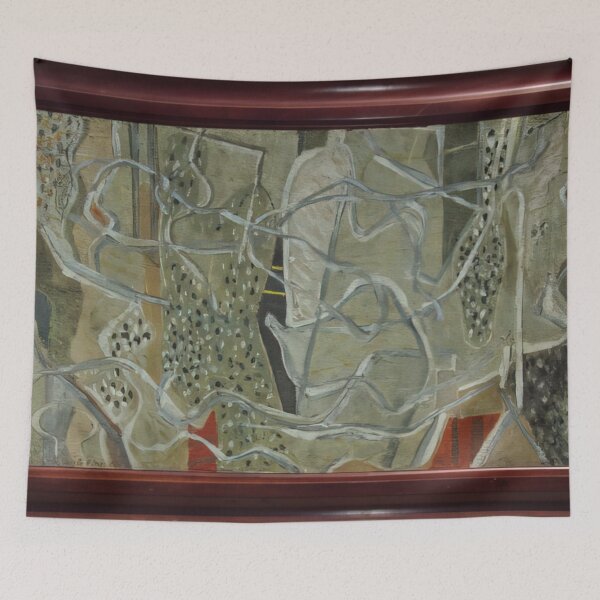 Artikelvorschau, ohne Titel braun rot grün weiß 1950 - Perle Fine entworfen und verkauft von MARTART9.