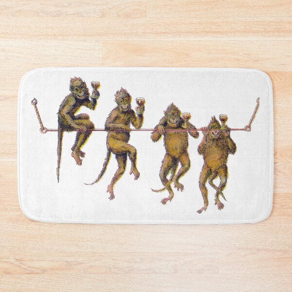Item preview, 19th C. Drinking Monkeys designed and sold by historicimage.