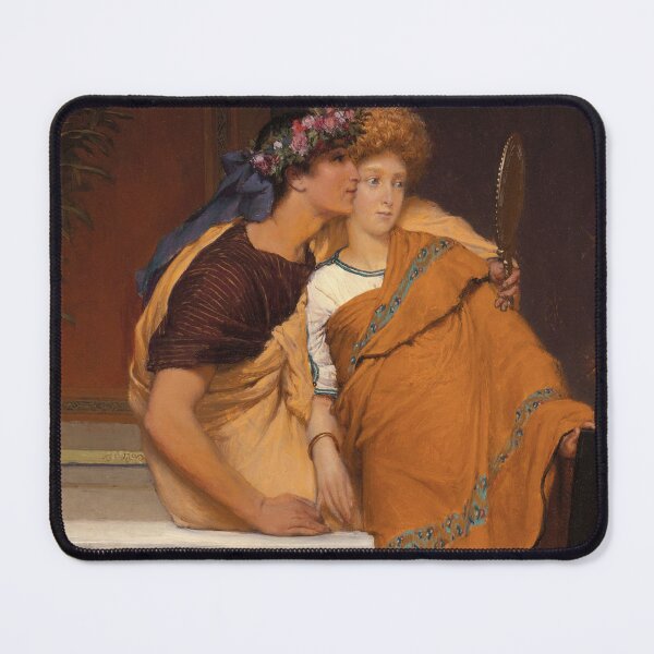 Item preview, The Mirror (1868) - Lawrence Alma Tadema designed and sold by SALON DES ARTS.