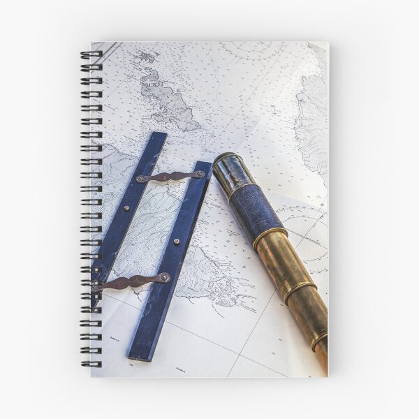 Item preview, Antique Capt Field Parallel Maritime Ruler And Telescope designed and sold by Paul Thompson Photography.