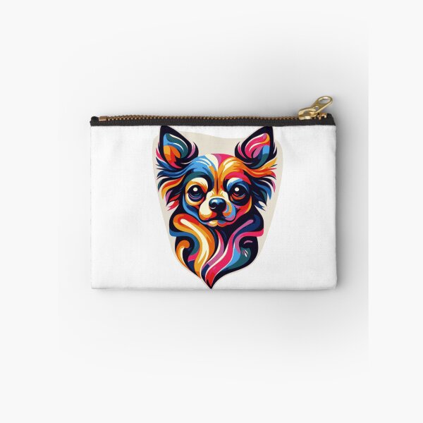 Item preview, Bulduski abstract portrait of a Chihuahua Colorful Essence designed and sold by mawlik.