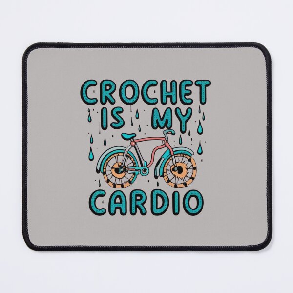 Item preview, Crochet is My Cardio Funny Crocheting Quotes designed and sold by sadedream.