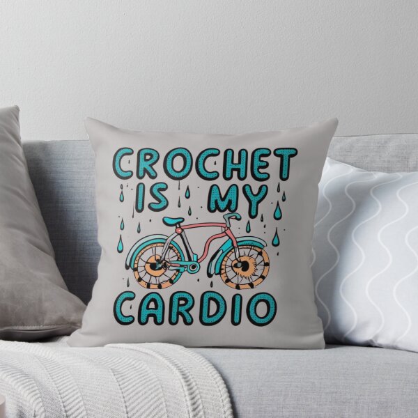 Item preview, Crochet is My Cardio Funny Crocheting Quotes designed and sold by sadedream.