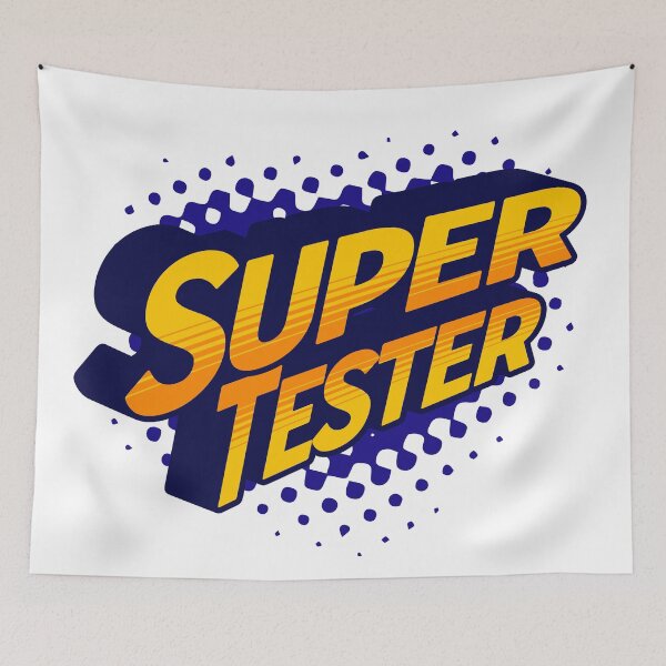 Item preview, Super QA Tester designed and sold by CyberYogi.