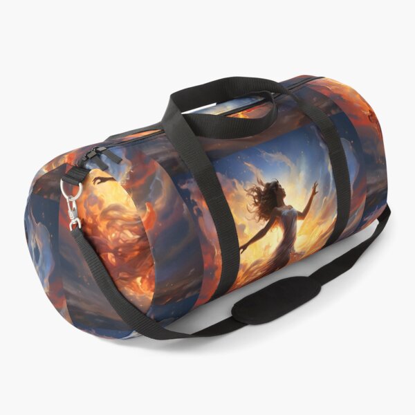 Item preview, Woman flying through the sky while doing a jig designed and sold by AI-Only Creations.