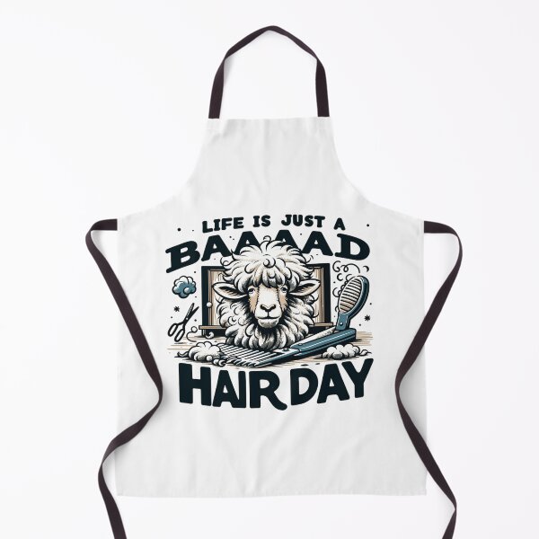 Item preview, Life is just a Baaad Hair Day designed and sold by TeesYouWant.