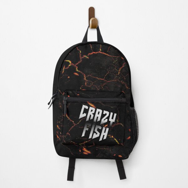 Item preview, Crazy Fish Graphic Illustration for Angler designed and sold by FishingMD.