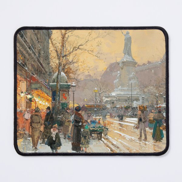 Item preview, Place de la République in the Rain (20th century) - Eugène Galien Laloue designed and sold by SALON DES ARTS.