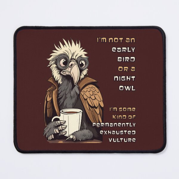 Item preview, I'm not an early bird or a night owl (#02) [Create a set!] designed and sold by SolidEarthArt.