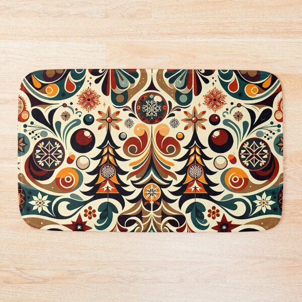 Item preview, 1970s Christmas Holiday Pattern designed and sold by NeatSplash.