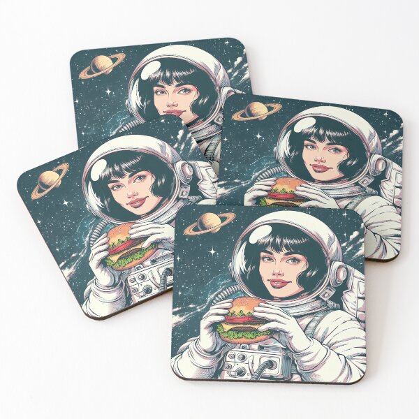 Item preview, Astronaut Retro Girl designed and sold by bryan7474.