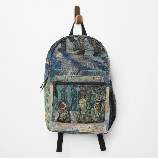 Item preview, Vincent van Gogh: Prisoner's Exercising (Prisoner's Round) with van Gogh at center painted during Vincent van Gogh's stay at the asylum in Saint-Rémy 1890 expressionism masterpiece painting designed and sold by Jéanpaul Ferro.