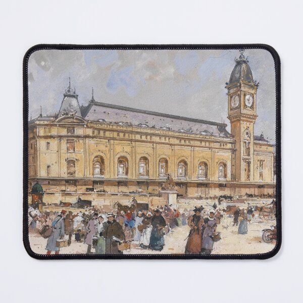 Item preview, Gare de Lyon (1910) - Eugène Galien Laloue designed and sold by SALON DES ARTS.