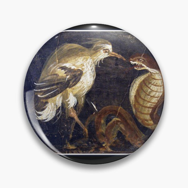Item preview, Roman Fresco of Secretary Bird and Cobra designed and sold by frederic Lecut.