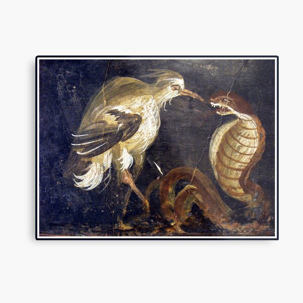 Item preview, Roman Fresco of Secretary Bird and Cobra designed and sold by frederic Lecut.