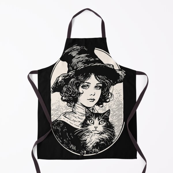 Item preview, Victorian Witch and Cat designed and sold by daianaart.